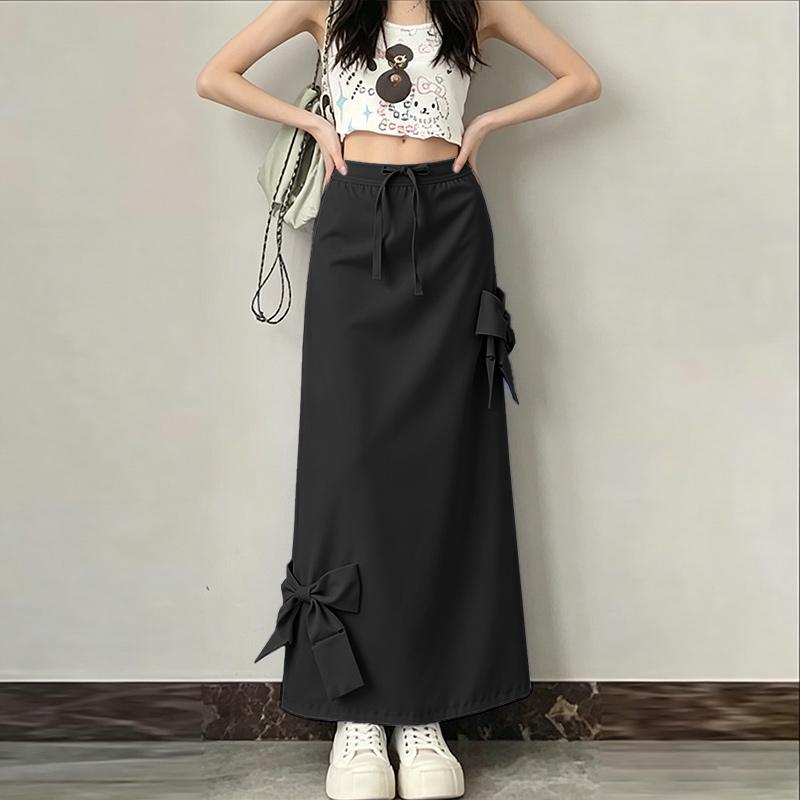 ZANZEA Women Elegant Casual Elastic Waist Solid Color Long Skirts