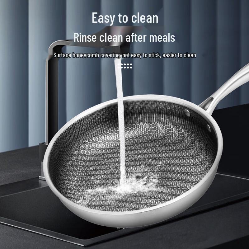 Lechu Heli Stainless Steel Non-stick Frying Pan