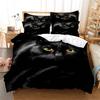 3D Animal Theme Bedding Set Queen Size Black Dachshund Duvet Cover Set Cute Pug Dog Printed Comforter Cover For Kids Teen Boys