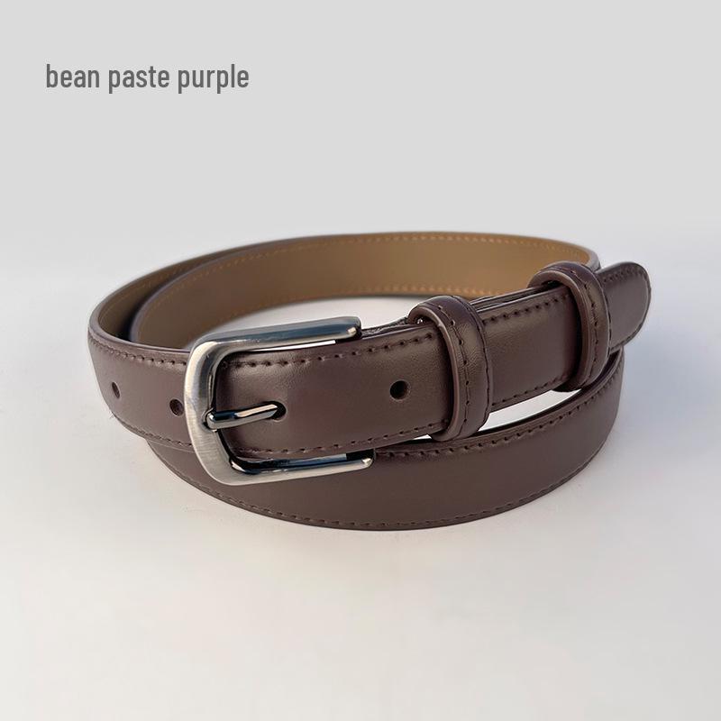 Women's Retro Casual Genuine Leather Belt: Versatile Cowhide Waist Belt