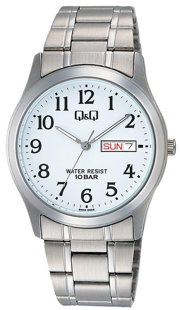 

Citizen Analog Silver Watch Q&Q W472-204 Men s