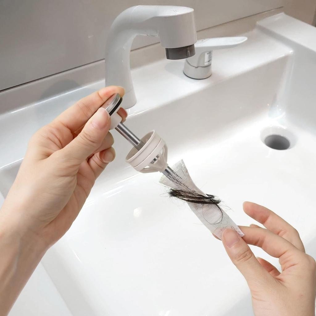 Nippon Seal Net Drain Net for Makes Cleaning Your Bathroom Drain Direct from the N33S Easy-Poi (5-Pack) Easy-Install Pop-Up Faucets, Easier,