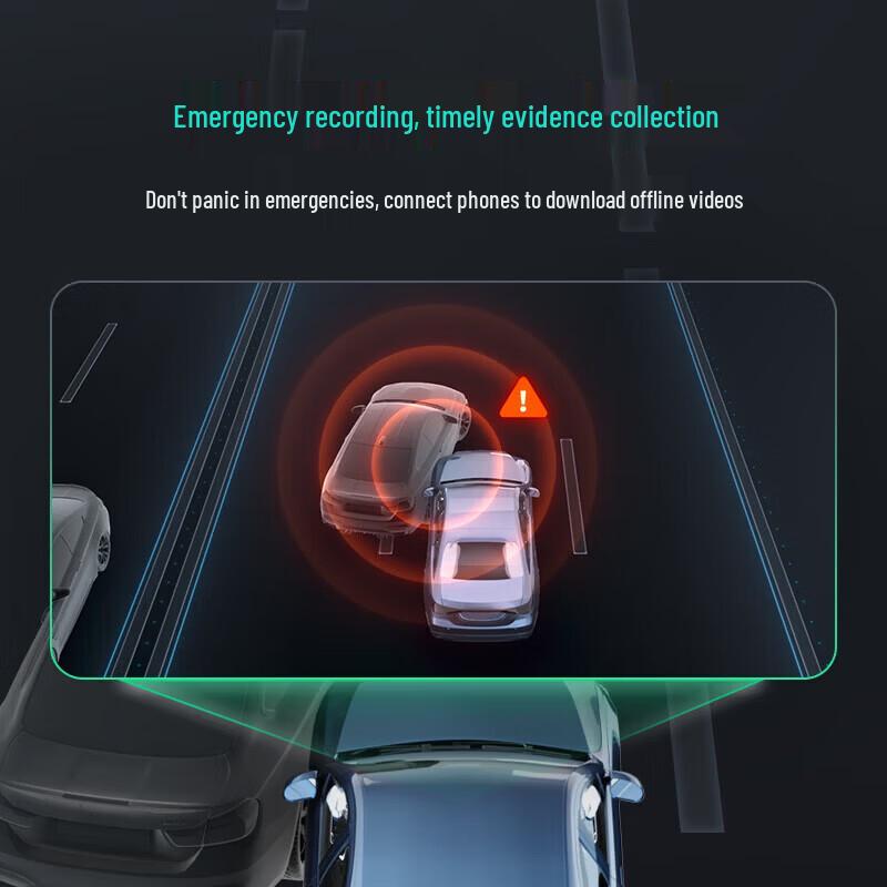 360 M320 2K+ Dual Dash Cam with AI Voice Control (CN version)