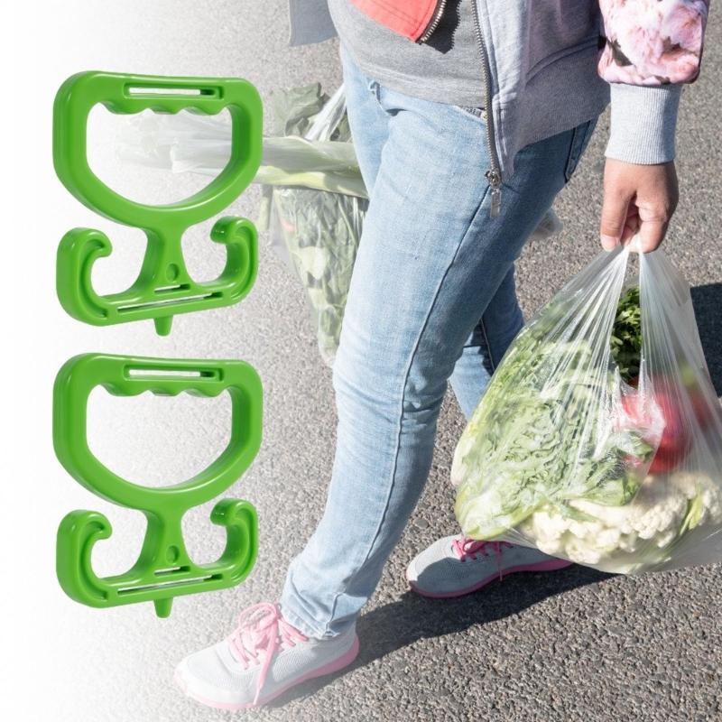 Heavy Duty Bag Handles Carriers Holder Comfortable Grip for Easy Shopping and Lifting Groceries Bucket Hold Up to 100lbs