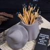 Ghost Wizard Candle Jar Silicone Mold DIY with Lid Gypsum Storage Box Casting Molds Epoxy Resin Craft Making Home Halloween Deco