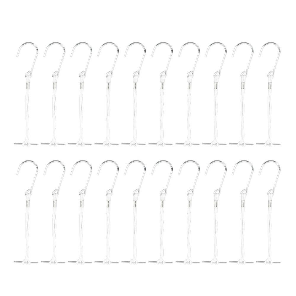 

20pcs Nylon Cord Pattern Hooks T-Bar Design Pattern Hooks Hanger Pattern Making Hooks Dressmaking