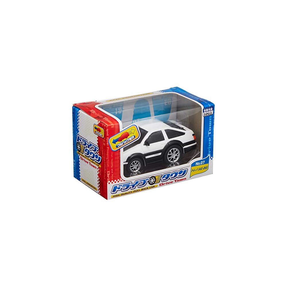 

Maruka Drive Town No.7 Toyota Trueno AE-86 Toy Car for Ages 3 and Up