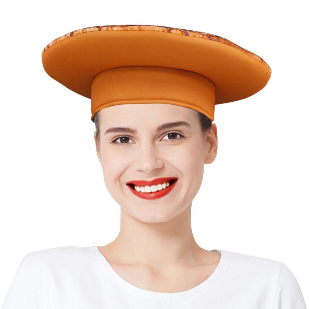 Food Shape Halloween Cap Fun Cosplay Costume 2024 Pizza Hat  Halloween