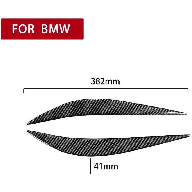 

Real Carbon Fiber Headlight Eye Lid Eyebrow Eyelid Cover Trim For BMW F32/F33/F36 2012-2017,F80 M3 & F82/F83 M4 2014-2016