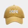 Spring New Product PAPA Embroidery Washed Old Baseball Cap Outdoor Sunshade Sun Protection Cap Casual Cap Tide