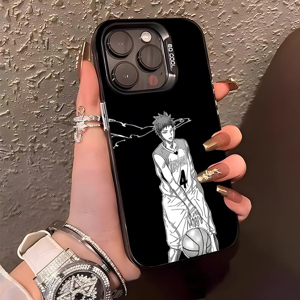 K-Kuroko No B-Basket Phone Case For IPhone17 Air 16 15 14 Plus 13 12 11 Pro XS Max Silver Black Bumper Case