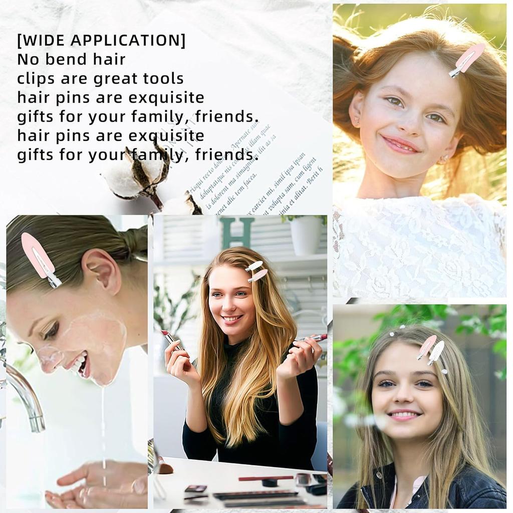 8 Stück Schlichtes Y2k Mode Haarspangen Set Kein Ben Rutsch Haarspangen Für Frauen Geeignet Für Tägliches Tragen Gesicht Waschen Haarschmuck