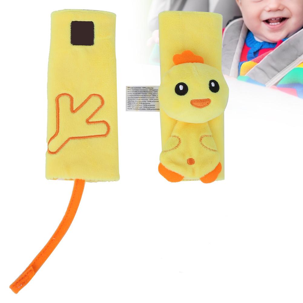 2pcs Cartoon Car Seat Belt Covers Shoulder Strap Pads Seat Belt Protectors Harness Covers for