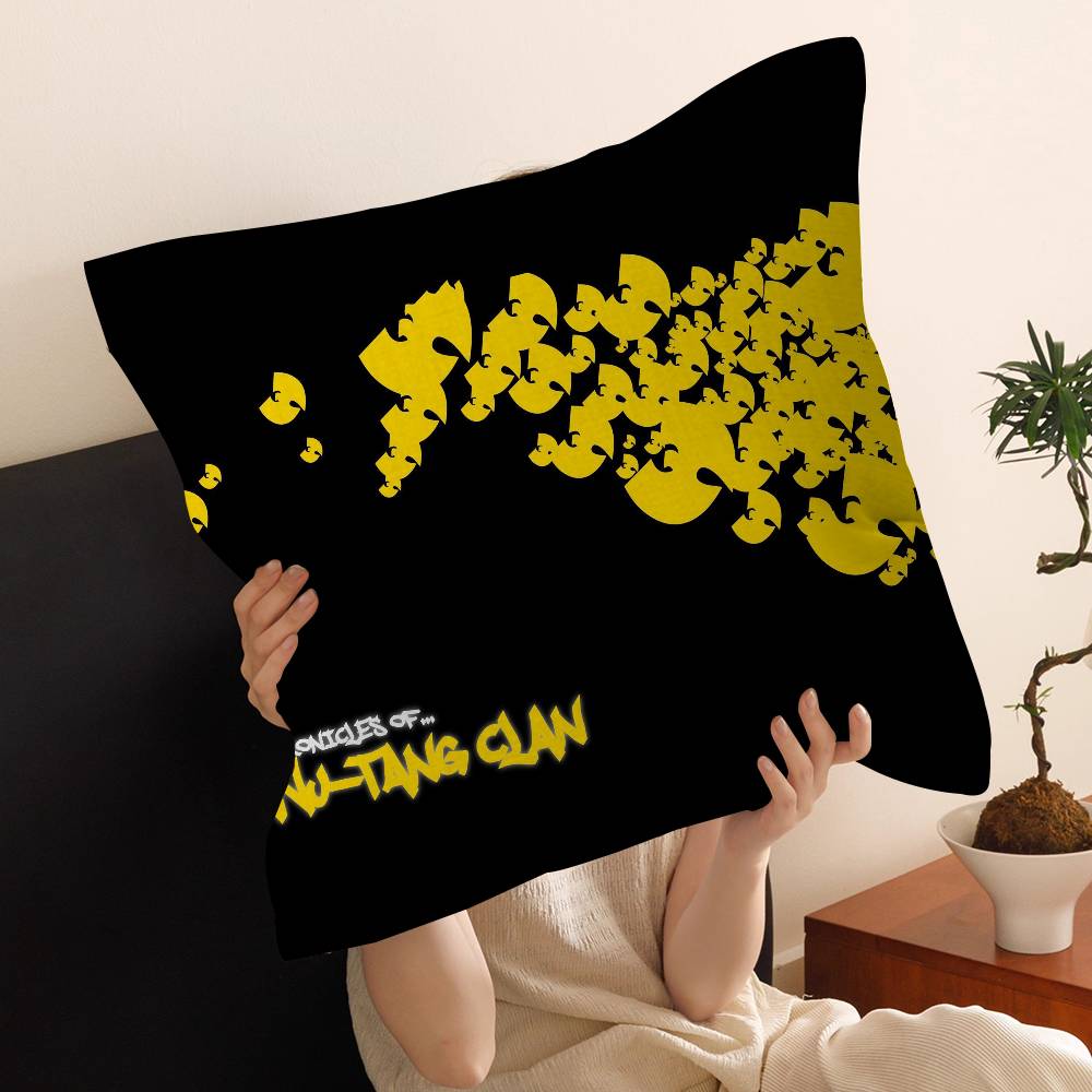 Group WWu Tang Hip Hop Cushion Cover Pillowcase Upholstery Sofa Throw Pillow Home Decor Pillowcas