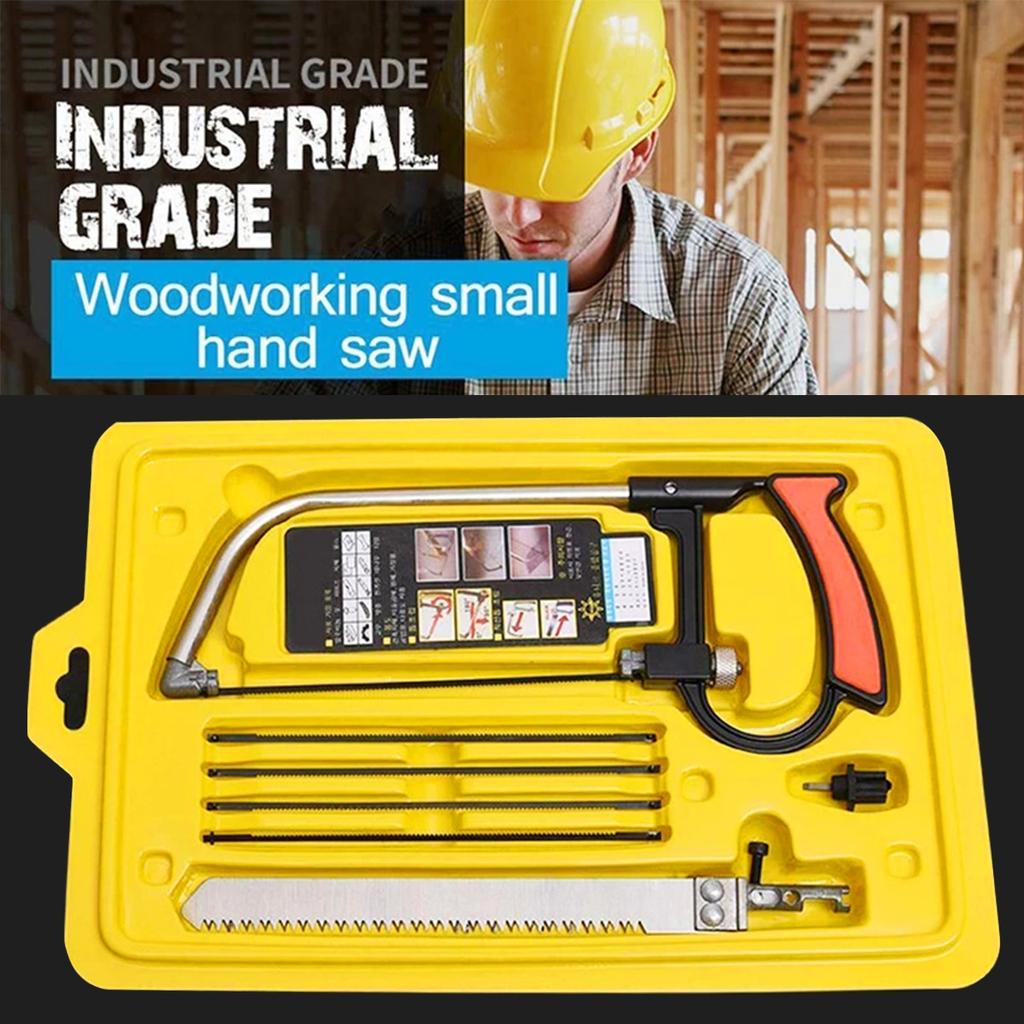 8 in1 verstellbare Mini-Handsäge, U-Typ, Juweliersäge, Sägebogen für Schmuck, Heimwerkerwerkzeuge, Holzarbeiten, Bastelwerkzeuge, Handwerkzeug-Set, Sägeblatt