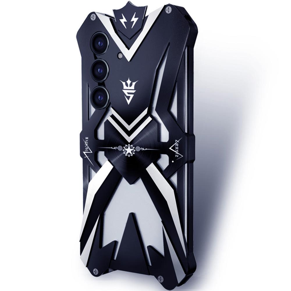 

Для Samsung Galaxy S25+ Чохол Ударостійкий Алюмінієвий Сплав Задня Кришка Телефону Type A