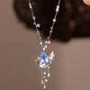 Incarnated As A Fish Koi Fringed Pendant Temperament Necklace Guochao Neck Chain Light Luxury High-End Guochao Collarbone Chain
