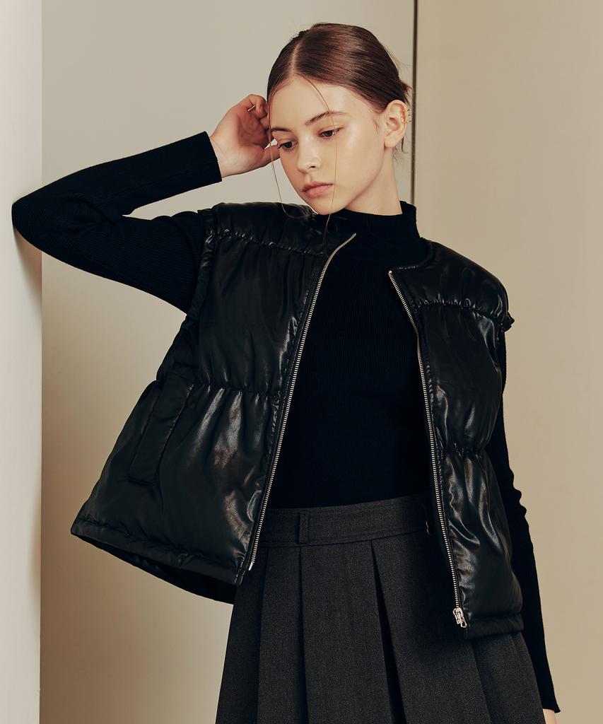 ZEROSTREET [2 Colors] Half Turtleneck Basic Knit