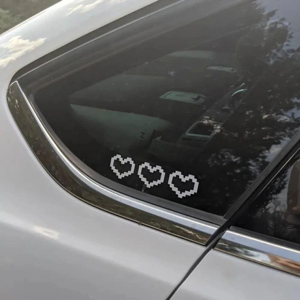 Scratch blocking Mosaic Heart Car Stickers Cool Car Heart Sticker For Car/Laptop/Window/Motorcycle