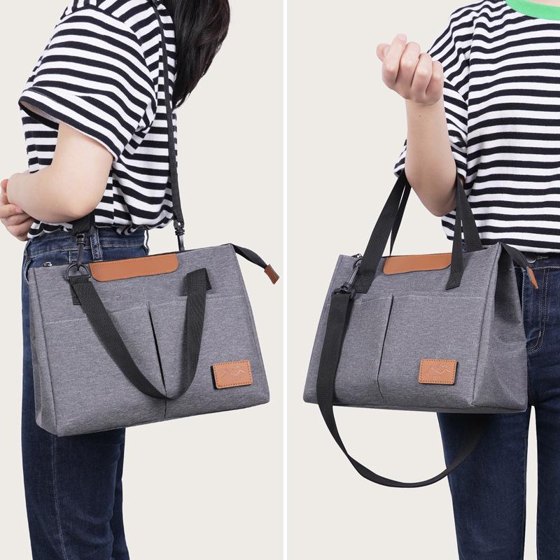 Triangle Large Capacity Insulated Travel Lunch Bag - Hot Selling Fashionable Fresh-Keeping Ice Pack Carrier