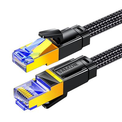 SAMZHE Cat8 40G Gaming Braided Ethernet Cable