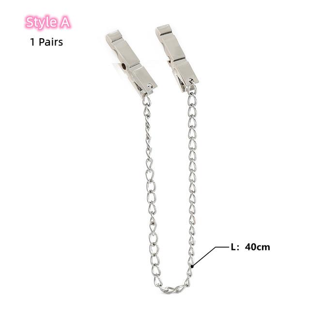 Spiele für Erwachsene Sexspielzeug aus Metall Nippelklemme mit Gewichtsball für Paare BDSM Bondage Sklave Cosplay Erotische Bruststimulation Flirt