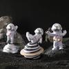 3 pcs Astronaut Figure Statue Figurine Spaceman Sculpture Educational Toy Desktop Home Decoration Astronaut Model For Kids Gift