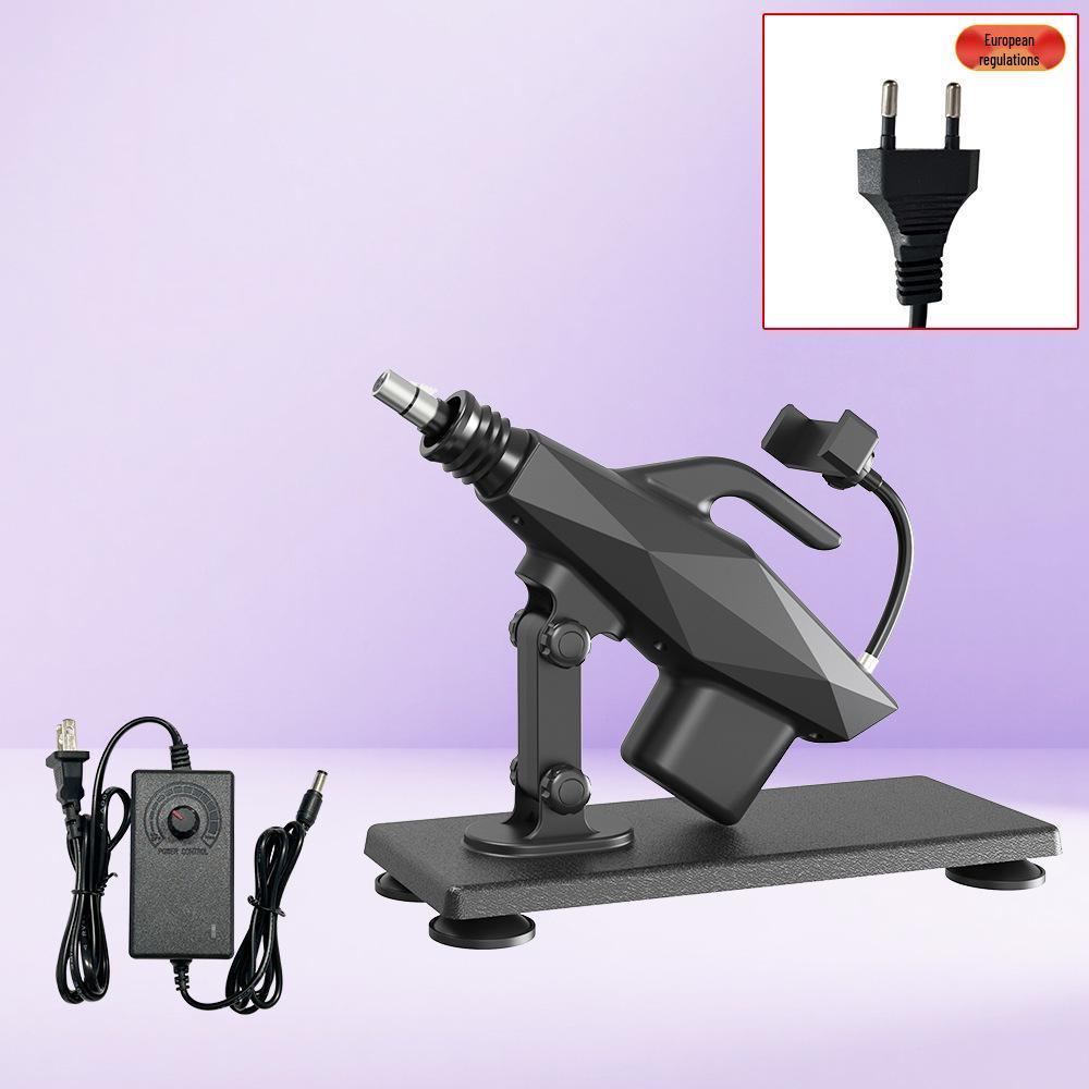 High-Speed Female Vibrator with Suction Cup & Realistic Dildo