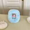 Kawaii Plush Photocard Holder Winter Warm Idol Photo Card Display Stand 3inches Photo Frame