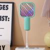 Raquete Mata-mosquitos USB com Luz UV Mini Zapper de Moscas e Insetos Armadilha Mata-mosquitos para Carro Raquete de Insetos Exterior