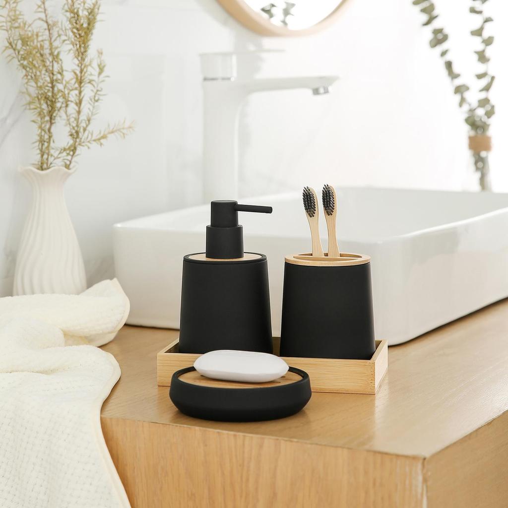 4Pcs Bathroom Accessories Set Decor for Homes, Office Modern Design