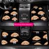 Car Floor Mats Cartoon Curly-Haired Puppy Cute Car Interior Decoration Floor Mats Leather Water-Absorbent Non-Slip Single-Piece Carpet Floor Mat
