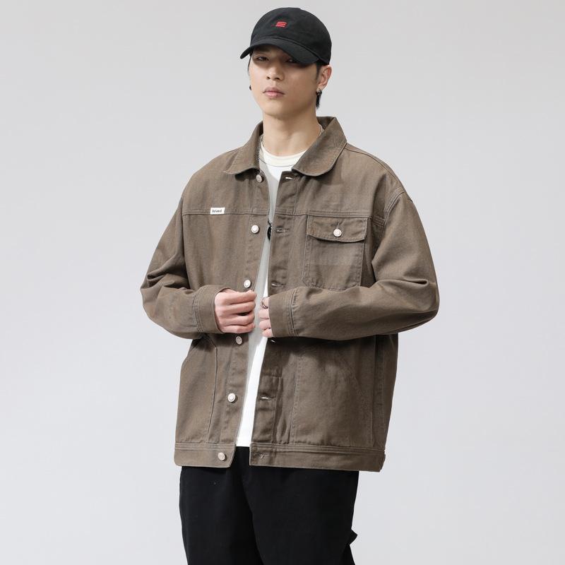 Jackets Men's Spring New American High Street Trend Workwear Loose Denim Casual Jackets Versatile Tops