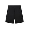 Solid Color Straight Leg Knit Shorts Men Shorts Black F11M332603FBK