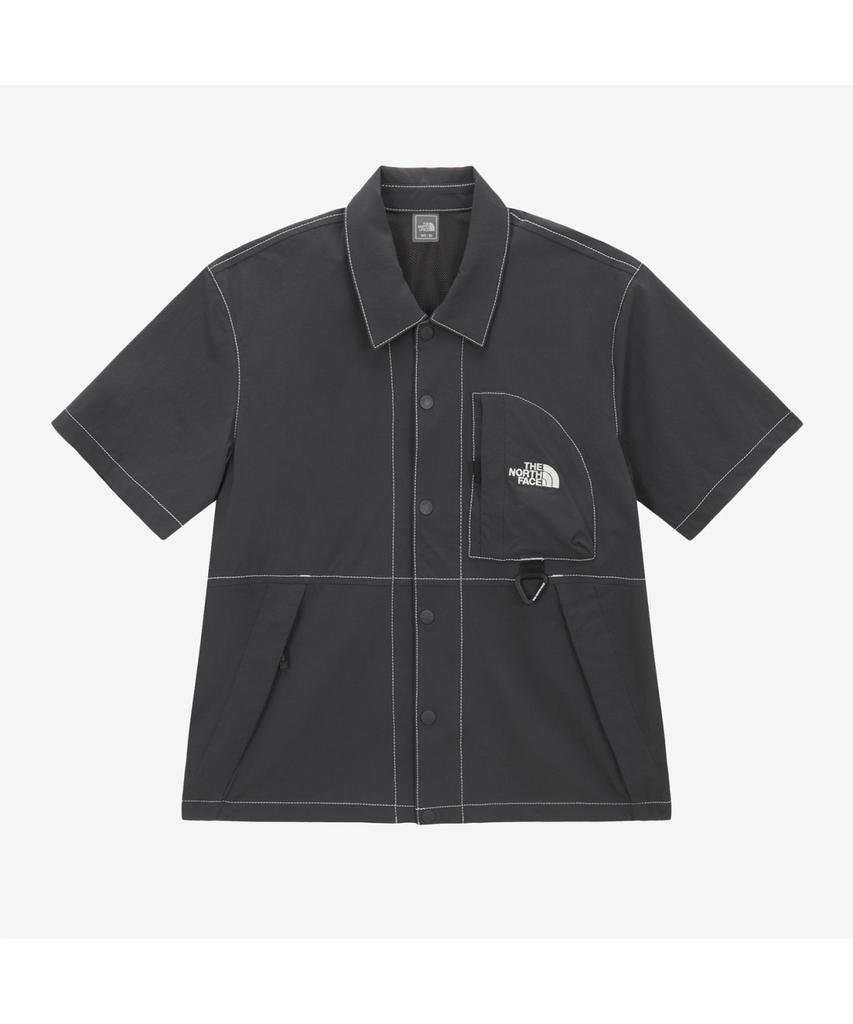 Noseupeiseu Nh8Ss01A Peak Heel Short Sleeve Shirt Dark Gray