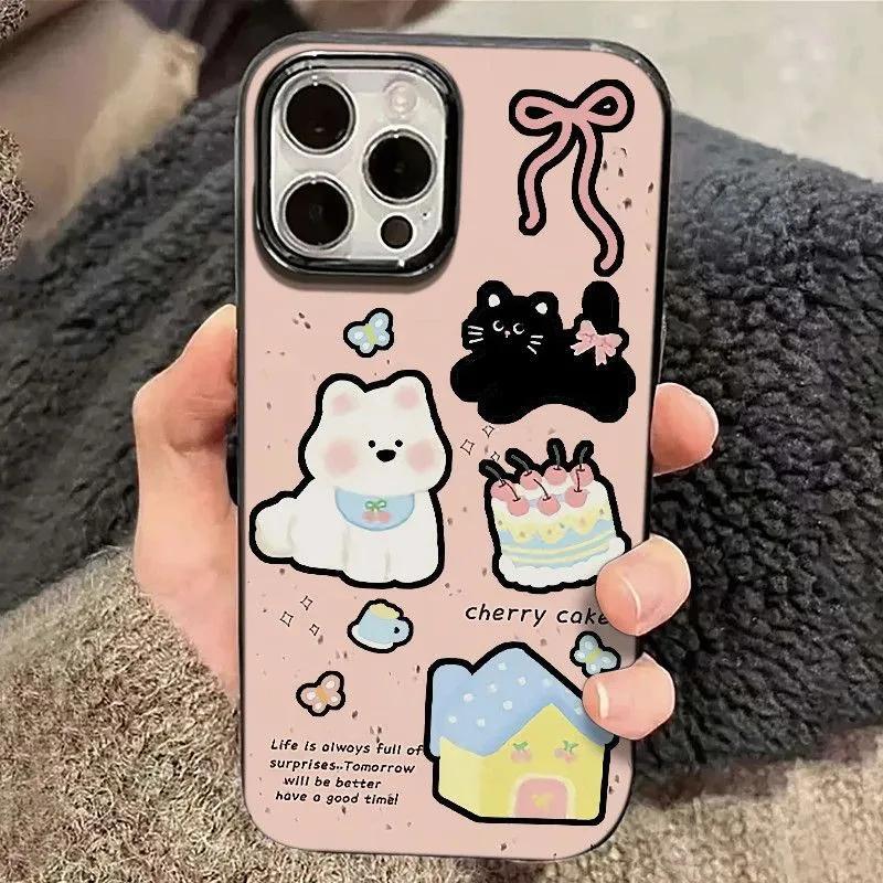 West Highland Cat for Apple 15/16plus Mobile Phone Case for IPhone13/14 Anti-fall Cartoon Jelly Case X