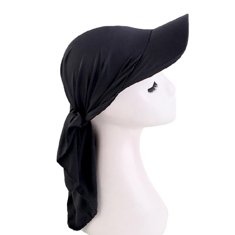 Self Tie Turban Baseball Caps for Girl Women Spring Camping Cycling Sunproof Hat