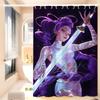 KPop Demon Hunters Rumi Bathroom Curtain Classic Anime Fabric Shower Curtain With 12 Hooks Waterproof Bathroom Decor