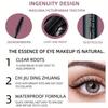 Mascara für Wimpernverlängerung, Schwarze Verdickende und Curlende Mascara, Verwischfest, Perfektes Geschenk für Frauen