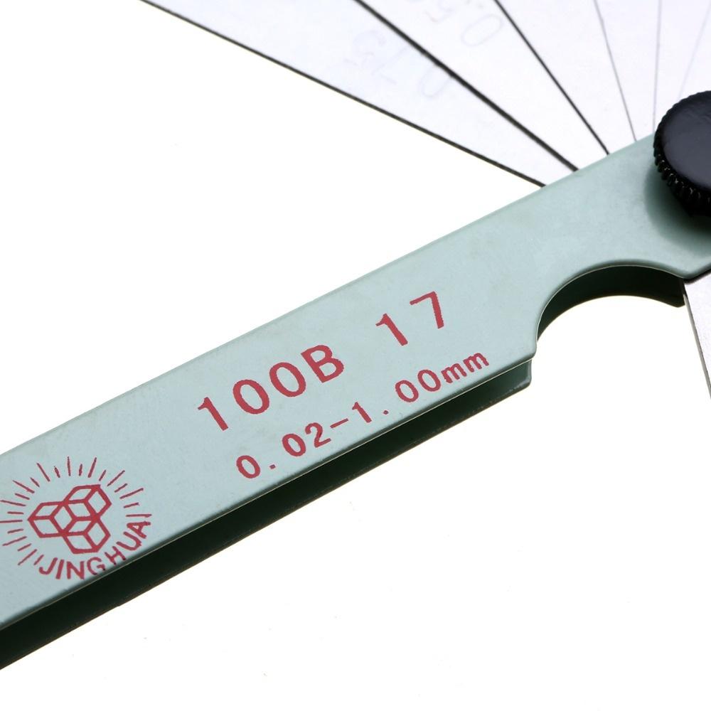 1PC 17 Blade 0.02 To 1mm Thickness Gap Metric Filler Feeler Gauge Measure Tool