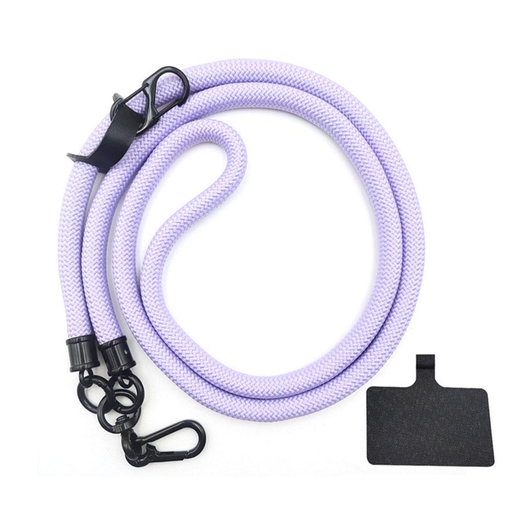 120cm Phone Lanyard Adjustable Outdoor Universal Case Crossbody Shoulder Card Neck Cord Clip Hang Anti-lost Wrist Strap