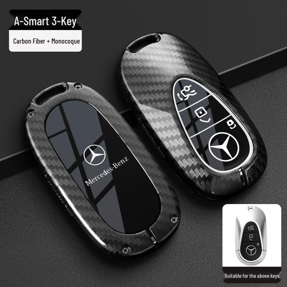 Fundas para Llaves Mercedes-Benz: Compatible con modelos E300L, C260L, C200L, GLE, GLC300L, GLA, S40.