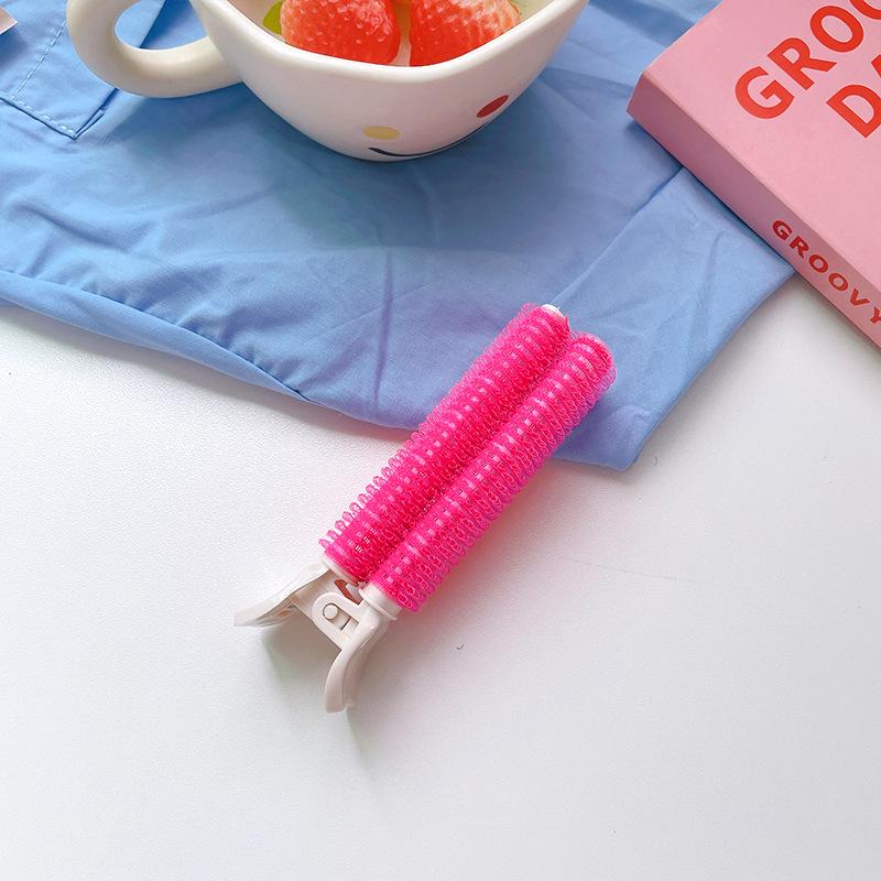 

Fluffy Hair Curling Rods & Seamless Root Styling Clips for Bangs