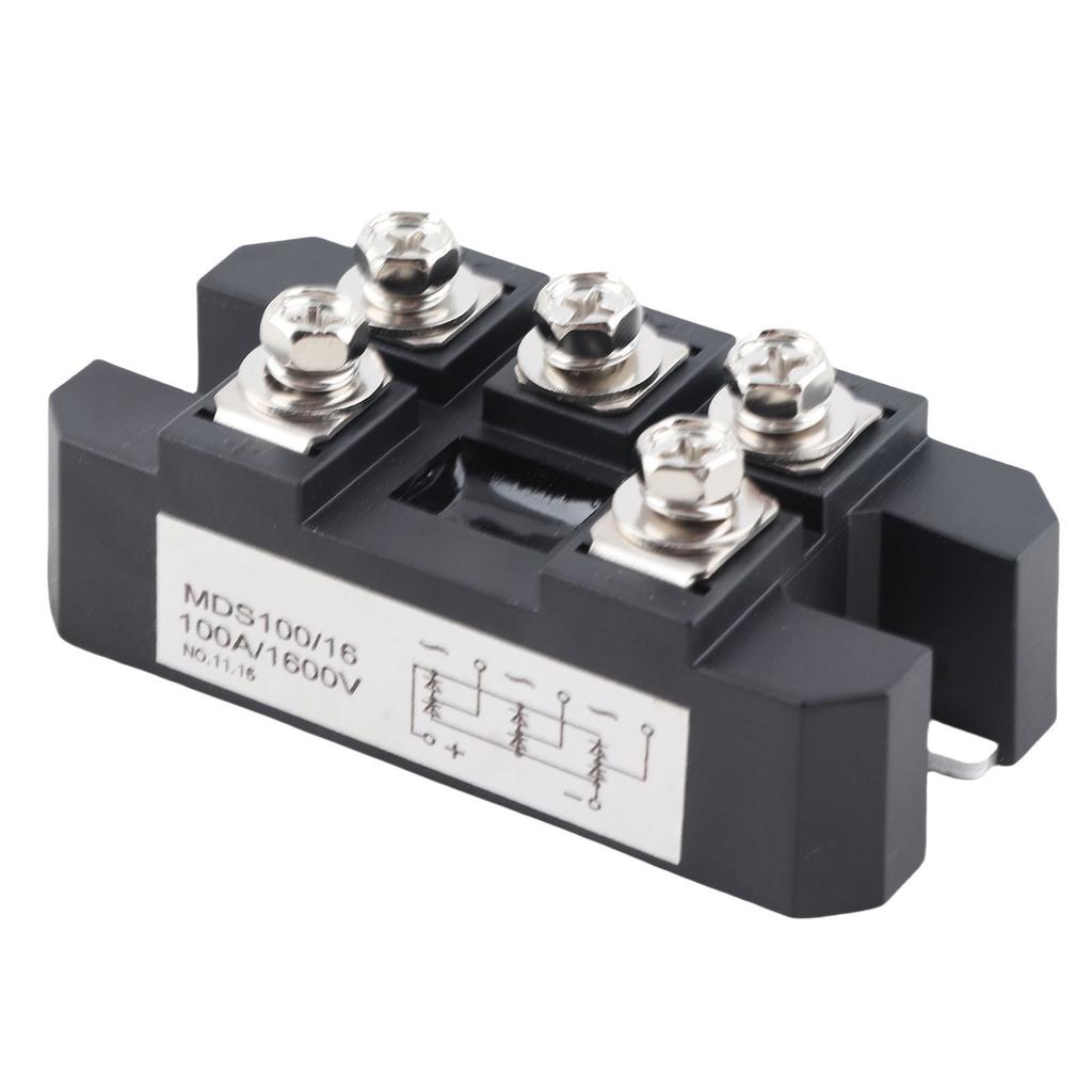 1pc MDS100A Black Three Phase Diode Bridge Rectifier 100A Amp High Power 1600V