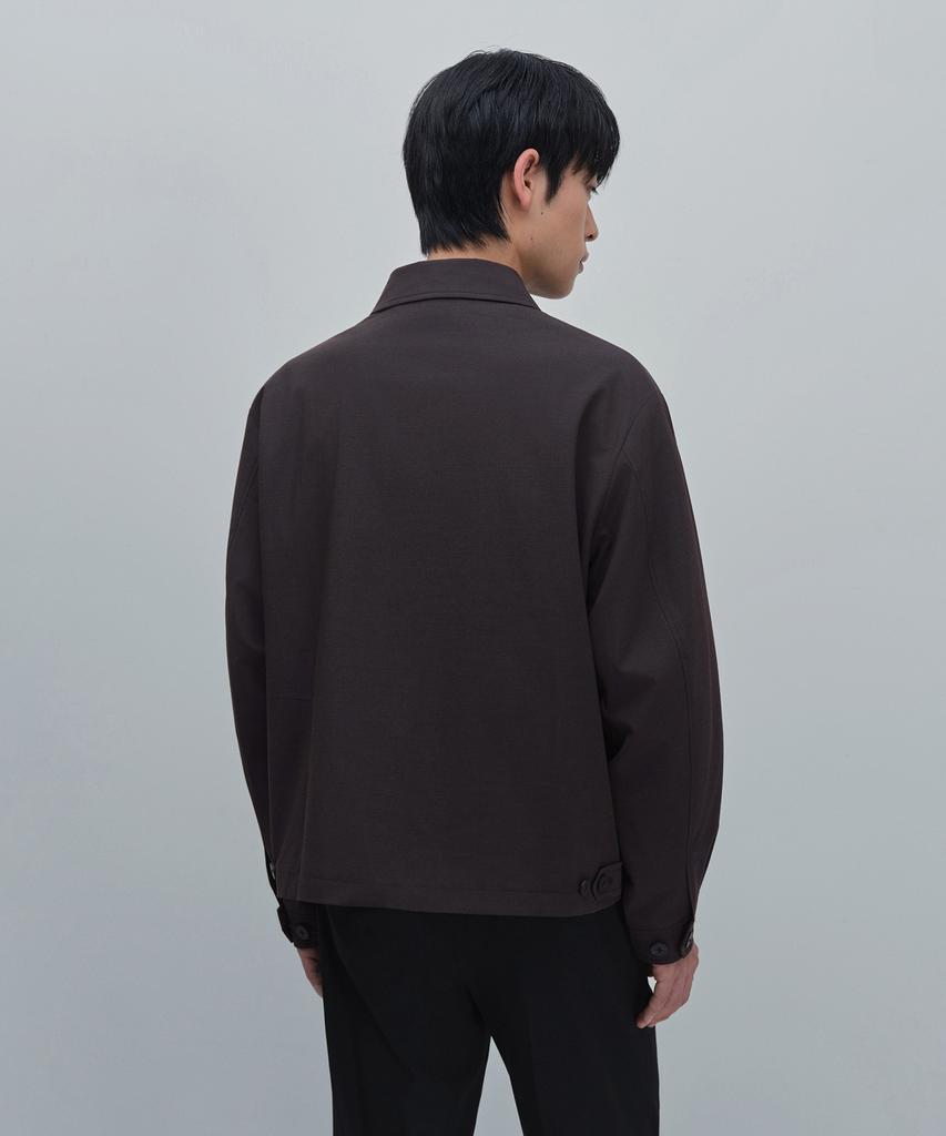 Musinsa Standard Light Plain Relaxed Minimal Jacket [Gunmetal]