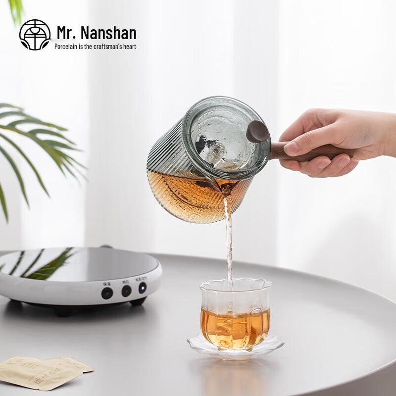 Nanshan Mister Anti-Scald Glass Side-Handle Teapot