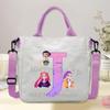 Anime Cartoon Printed Student Commuter Handbag Large Capacity Portable Casual Canvas Bag