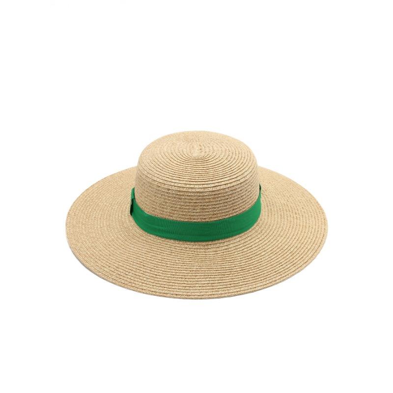 New sunshade sunscreen sun hat showing face small beach hat summer hat seaside vacation big brim straw hat