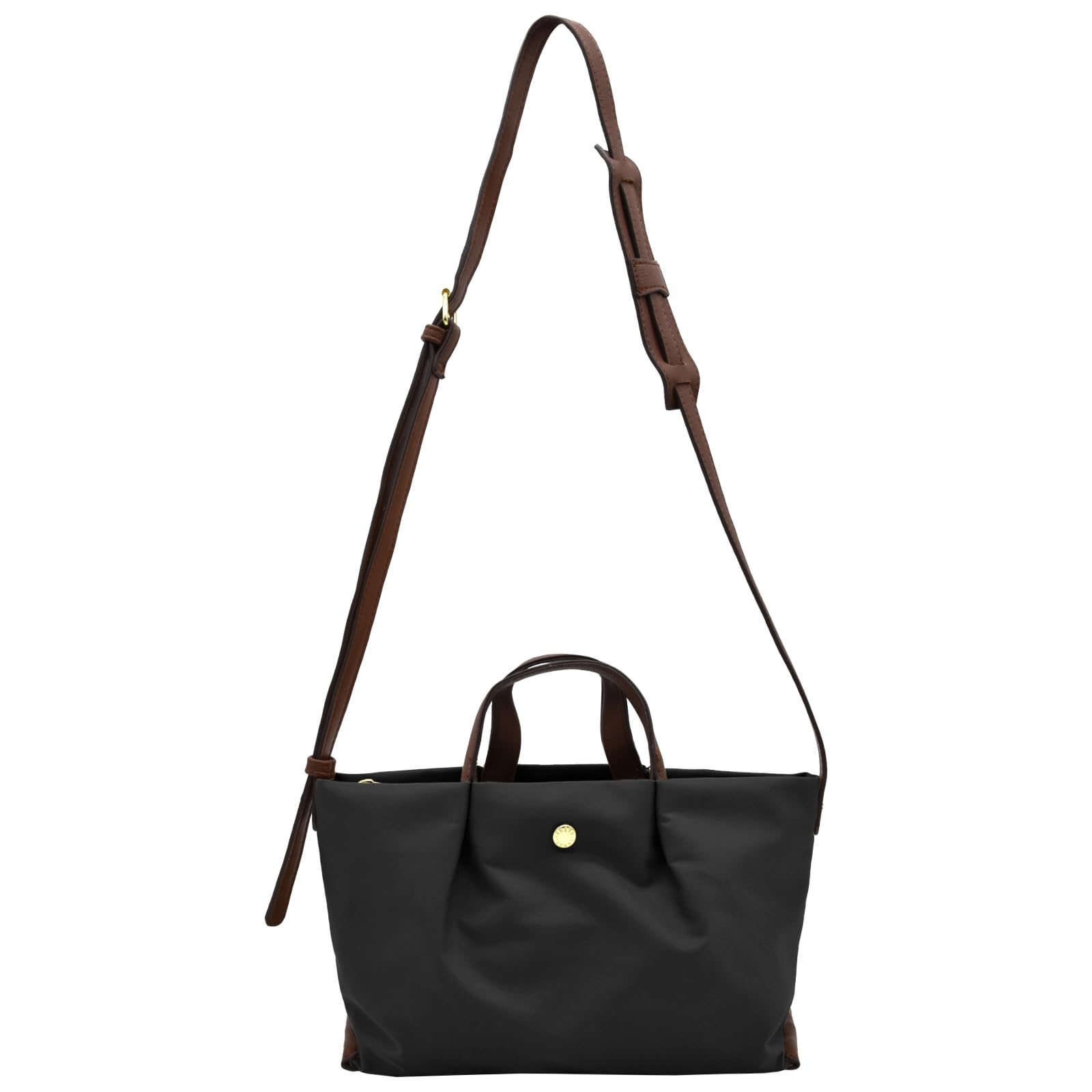 Arkadia Japan Women's Black Mini Shoulder Comfortable Shoulder Bag B [Legato Largo] Bag, Lh-L0005, (Bkb)