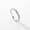 MODIAN Pure 925 Sterling Silver Irregular Geometric Lines Wave Finger Rings For Women Anniversary Gift Fine Jewelry